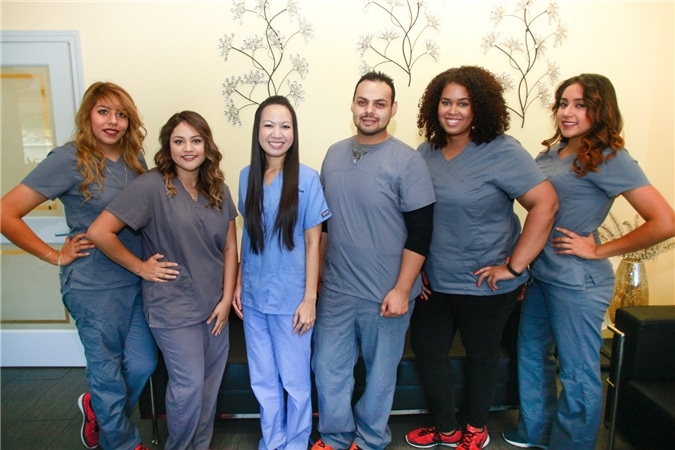 Friendly dental care team at Daylight Dental in South Austin, TX providing modern family oral health services